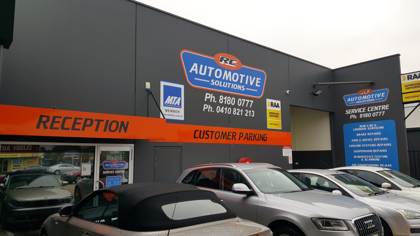 fascia signs at RC Automotive