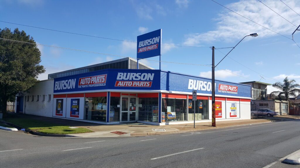 business sign for Burson Auto Parts